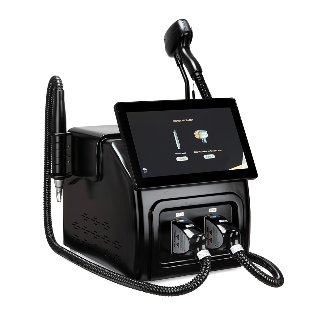 2 In 1 Pro Laser Hair Removal Machine For Hair Tattoo Removal Skin Rejuvenation